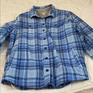 LLBean women’s flannel shirt